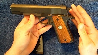 what is the single action gun (1911 Pistol)